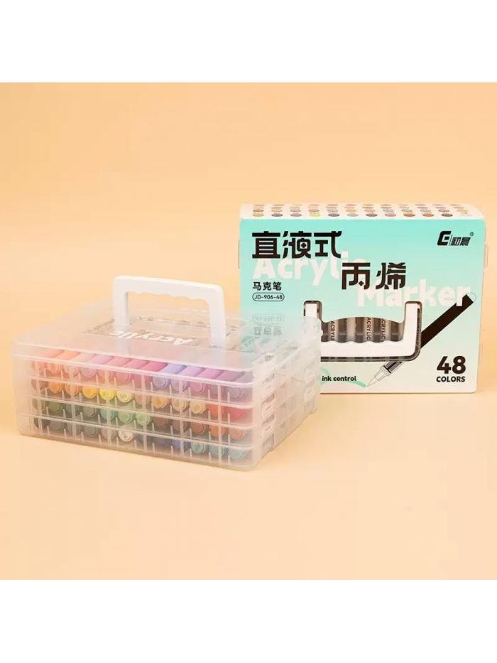 48pceStraight-Liquid Acrylic Marker