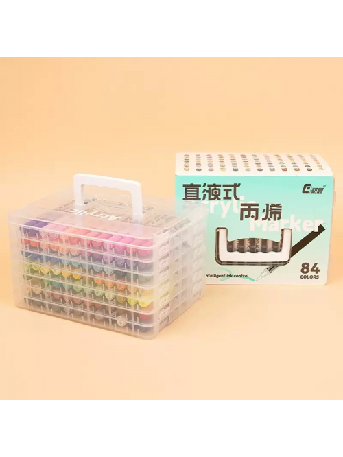 84pceStraight-Liquid Acrylic Marker